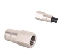 Conector en T de bloqueo deslizante, adaptador de boquilla atomizadora de hilo femenino de 1/8 ", manguera de tubo de 9,52mm, accesorio de tubería de c 2 piezas Internal thread quick valve connection