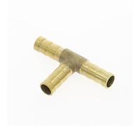 Conector en T de latón con púas para manguera, 4 mm, 6 mm, 8 mm, 10 mm, 12 mm, 16 mm, 3 vías, para tubo de manguera.