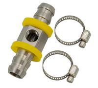 Conector en T for sensor de presión de aceite NPT de 1/8" a adaptador de 1/2" o 3/8" for turboalimentador, conector macho hembra, accesorios.(1 2NPT)