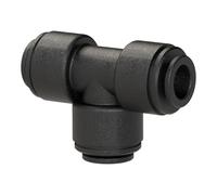 Conector en T POM, para manguera de diámetro exterior de 18 mm, presión de trabajo máx. 10 bares.