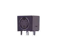 Conector hembra mini-din blindado de 4 caras electro dh. para circuito