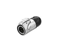 Conector industrial de señal de alimentación con clavija PIN redonda de metal con enchufe y toma de aviación de 5 núcleos LP16(Male plug)