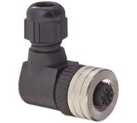 Conector m12 hembra 4 pin acodado codigo a ip67 mx-1200710037