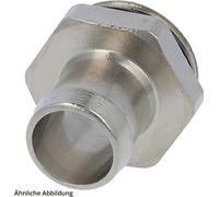 Conector metálico flexible, roscado recto M63x1,5, para tubos con un diámetro exterior de 56,0 mm