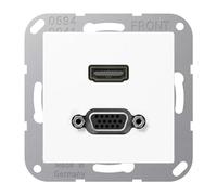 Conector multimedia Jung, modelo MA A 1173 WW, referencia MAA1173WW