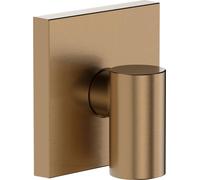 Conector mural Hansgrohe FixFit Fine E con válvula antirretorno, acabado bronce cepillado