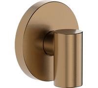 Conector mural Hansgrohe FixFit Fine S con válvula antirretorno, acabado bronce cepillado