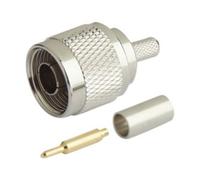 Conector n macho para cable rg213 crimpar