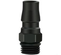 Conector neumático de aire de acoplamiento rápido 20PM 2 pulgadas de latón | Montaje con pared de tubo engrosada y anillo de goma antifugas para herramientas de aire industriales, sistemas de compresor