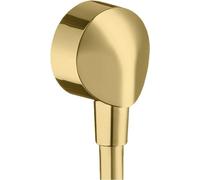 Conector para manguera Fixfit o válvula antirretorno, con acabado dorado pulido