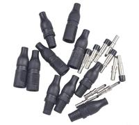 Conector PV IP67 2,5 - 6 mm², resistente al agua, conector solar de cobre tintado, 30 A, DC1500 V, resistente a la intemperie, distribuidor en Y para sistemas solares al aire libre IP67