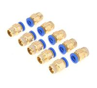 Conector rápido aire 8 mm, conexión neumática rápida y hermética, conector neumático industrial para talleres automotrices, fabricación y mantenimiento industrial