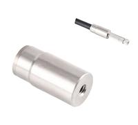 Conector rápido de aire en T igual a presión de latón niquelado, accesorio neumático para conexión de tubos y mangueras 2 piezas 3/16 quick-connect end top spray