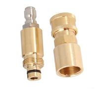Conector rápido de latón para lavadora de alta presión Karcher de 1/4 pulgadas para manguera de jardín, juego de adaptadores de limpieza