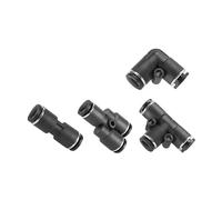 Conector rápido neumático en miniatura PU PV PE PY tubo flexible de aire 3mm 4mm 5mm 6mm conector rápido recto de tres vías en forma de Y(PU-3)