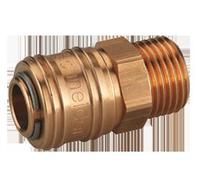 Conector rápido rectus con rosca externa 3/8', alta calidad, ideal pa