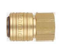 Conector rápido rectus con rosca interna 3/8', ideal para mangueras y