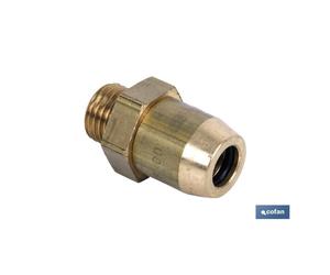 Conector raufoss tubo 1/4-rosca 16x1,5