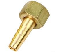 Conector regulador de oxígeno acetileno de latón con rosca M16x1.5 para manguera de gas de 8 mm y adaptador de antorcha de soldadura Kit de montaje de hierro (A)