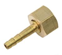 Conector regulador de oxígeno y acetileno de latón, adaptador de manguera de gas con rosca de precisión para un flujo de gas correcto en aplicaciones industriales (E)