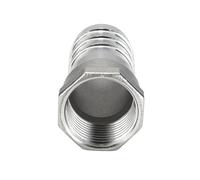 Conector roscado para manguera, Adaptador de manguera aire recto con rosca hembra Pagoda, acoplador conector BSP SS304, 1 ud(15MM*3/4INCH)