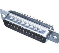 Conector sub-d 25pin macho para soldar recto