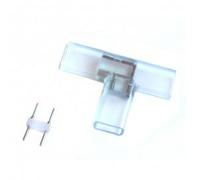 Conector t para tira led 50mts 1 color bolsa 5 unid.