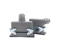 Conectores de alta resistencia de 16 pines con salida lateral - Conector de aviación industrial impermeable for automatización y maquinaria(16 Core Top Line)