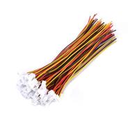 Conectores de Cables 20 piezas Micro JST Conector 1.25MM Conector Macho y Hembra de 3 Pines con Cables de 100 mm para Electrodomésticos Robots Luces LED(3 pin: Set of male and female)