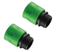 Conectores industriales de plástico de 3/4 pulgadas, adaptador de manguera de lavado de coche, adaptador de grifo para sistemas de pistola de riego, conexiones de tubo de plástico