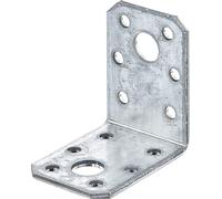 Conectores para esquinas Alberts | Galvanizados por inmersión en caliente | 50 x 50 x 35 mm | Juego de 25 unidades