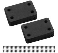 Conectores planos de acero inoxidable, placa perforada, conectores para madera, color , 60x38 mm