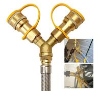 Conectores Rápidos Para Gas Equipo Portátil De Desconexión De Latón | Kit Conexión Instantánea Gas Latón Para Hogar, Interior, Exterior, Cocina, Baño, Parrilla, Barbacoa, Soldadura Y Corte