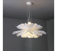 CONERY Candelabro de flores blancas Lámpara colgante LED moderna regulable Lámpara colgante de acrílico Iluminación interior minimalista 3000-6000K Decoración nórdica para el hogar Aplicar al techo al