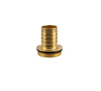 Conexión de tornillo de manguera de latón GARDENA, 1 pieza con collar y junta tórica: conexión de tornillo, rosca de 47,9 mm (G 1 1/2 "), para mangueras de 32 mm (1 1/4") (7149-20)