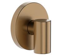 Hansgrohe FixFit Fine S - Soporte de pared, bronce cepillado 28882140