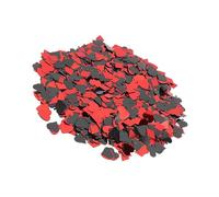 Confeti de casino con forma de dados y corazones rojos, 60 g, decoración festiva para fiestas temáticas de Las Vegas, bodas y cumpleaños, ideal para dispersión en mesas y ambiente nocturno