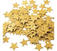 Confetti - Paquete de 800 círculos de confeti con purpurina, 1.2 pulgadas, dorado y negro para decoración de bodas y fiestas (estilo 5)