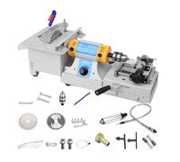 Configuración estándar, máquina para facetar gemas, sierra multifuncional para lapidaria de joyería, 750 W, velocidad de rotación ajustable de 800 a 10000 rpm, para artesanos de la joyería, ideal pa