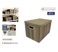 Confortime Caja Multiusos de Cartón 38x26x24.5 cm