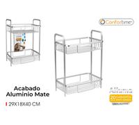 Confortime Estantería de Baño Alluma con 2 Bandejas