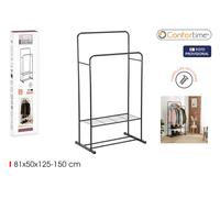 Confortime Perchero Metal Doble 81x50x125-150cm