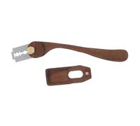 CONGARTENO Cuchillo Para Pan Y Cuchillo Para Marcar Masa Madre De Acero Inoxidable Con Mango De Madera Incluye 5 Cuchillas De Repuesto Y Bolsa De Tela Para Hornear En Casa Y Panaderías
