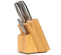 Coninx Bloque Universal para Cuchillos 15 piezas | Soporte Cuchillos Cocina | Porta Cuchillos Cocina | Taco Cuchillos | Portacuchillos Organizador Cuchillos Tacoma | Knife Block | Madera de Caucho