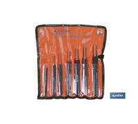 Conjunto 7 pcs botador cilindrico 1,5-6 mm