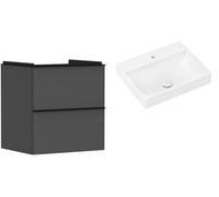 Conjunto armario Hansgrohe Xelu Q 54024670, lavabo Hansgrohe Xelu Q 61016450