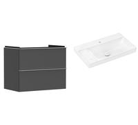Conjunto armario Hansgrohe Xelu Q 54028000, lavabo Hansgrohe Xelu Q 61031450