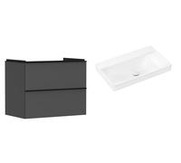 Conjunto armario Hansgrohe Xelu Q 54028670, lavabo Hansgrohe Xelu Q 61026450