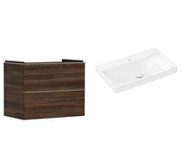 Conjunto armario Hansgrohe Xelu Q 54030000, lavabo Hansgrohe Xelu Q 61024450