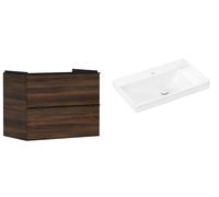 Conjunto armario Hansgrohe Xelu Q 54030670, lavabo Hansgrohe Xelu Q 61024450